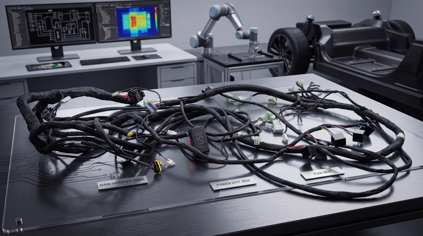 Custom Electric Vehicle Main Wiring Harness Manufacturer