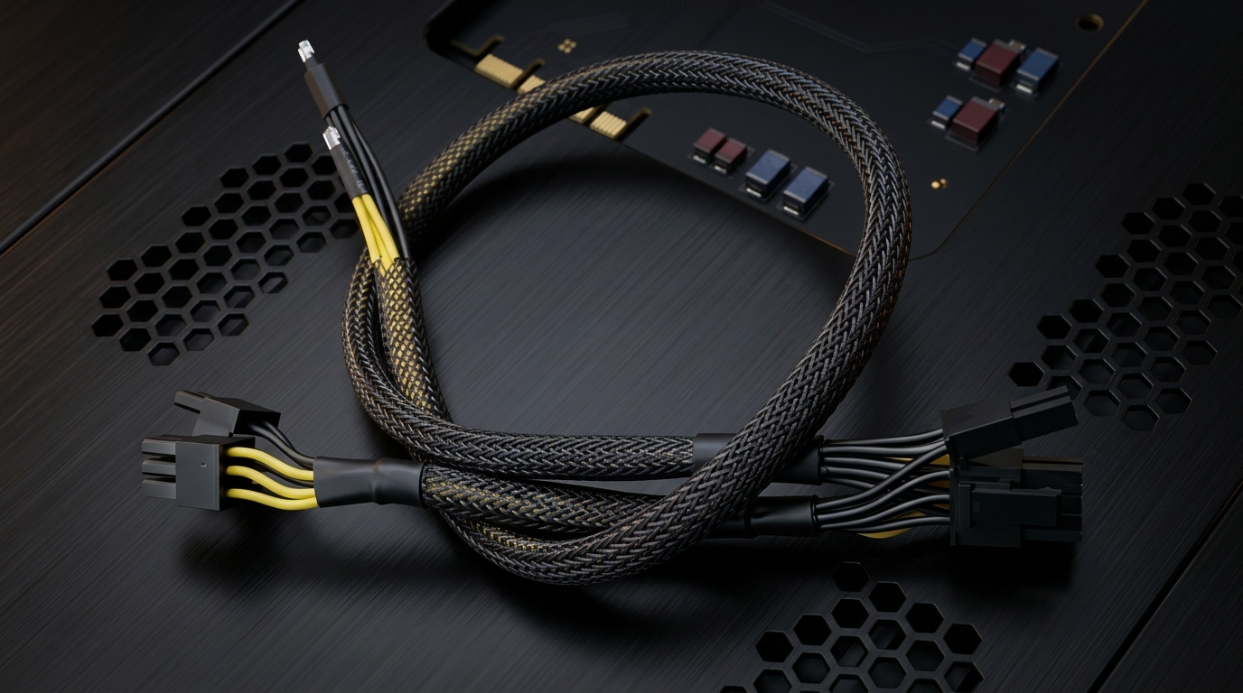 High Current GPU Server Power Cable Assembly | Custom OEM Solutions for AI & HPC