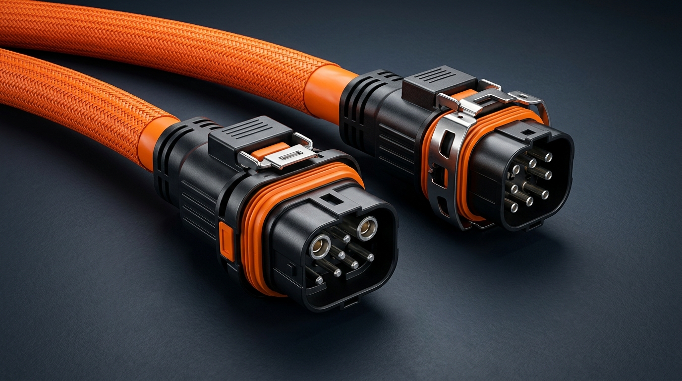 High-voltage wire harness