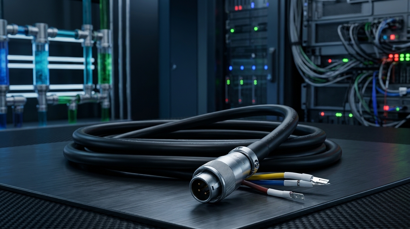 Custom Liquid Cooling AI Server Power Harness | B2B Manufacturer