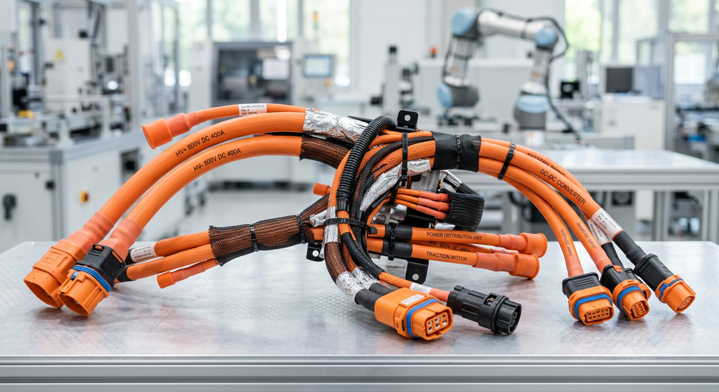 New energy storage wiring harness