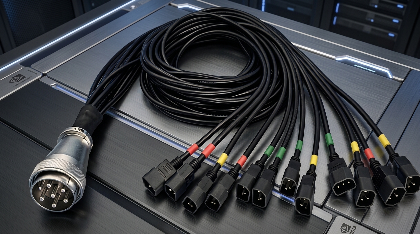 Custom AI Server Power Harness Manufacturer | IP67 & High Current Cables