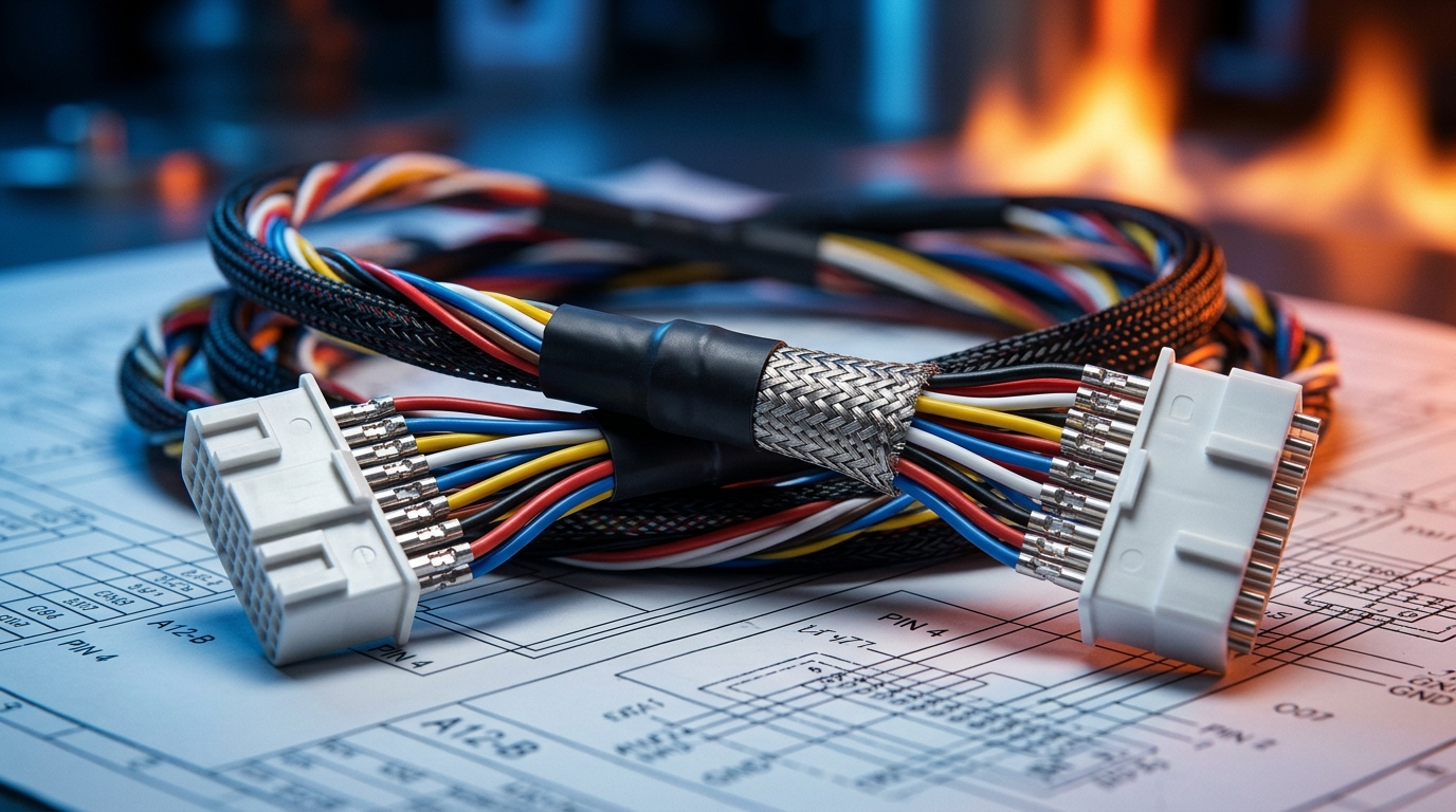Custom Teflon Wire Harness & PTFE Cable Assembly Solutions