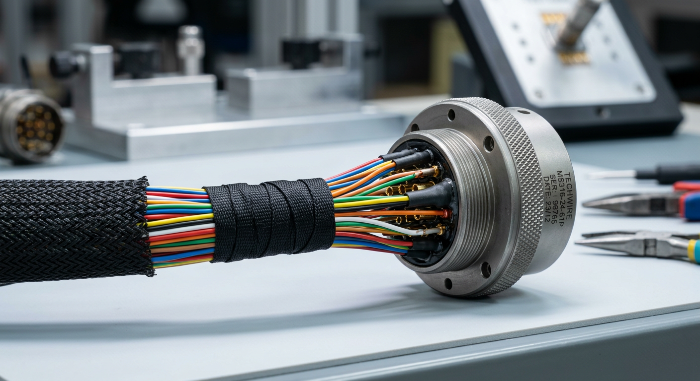 Custom Teflon (PTFE) Wire Harnesses for Aerospace & Military | Low MOQ